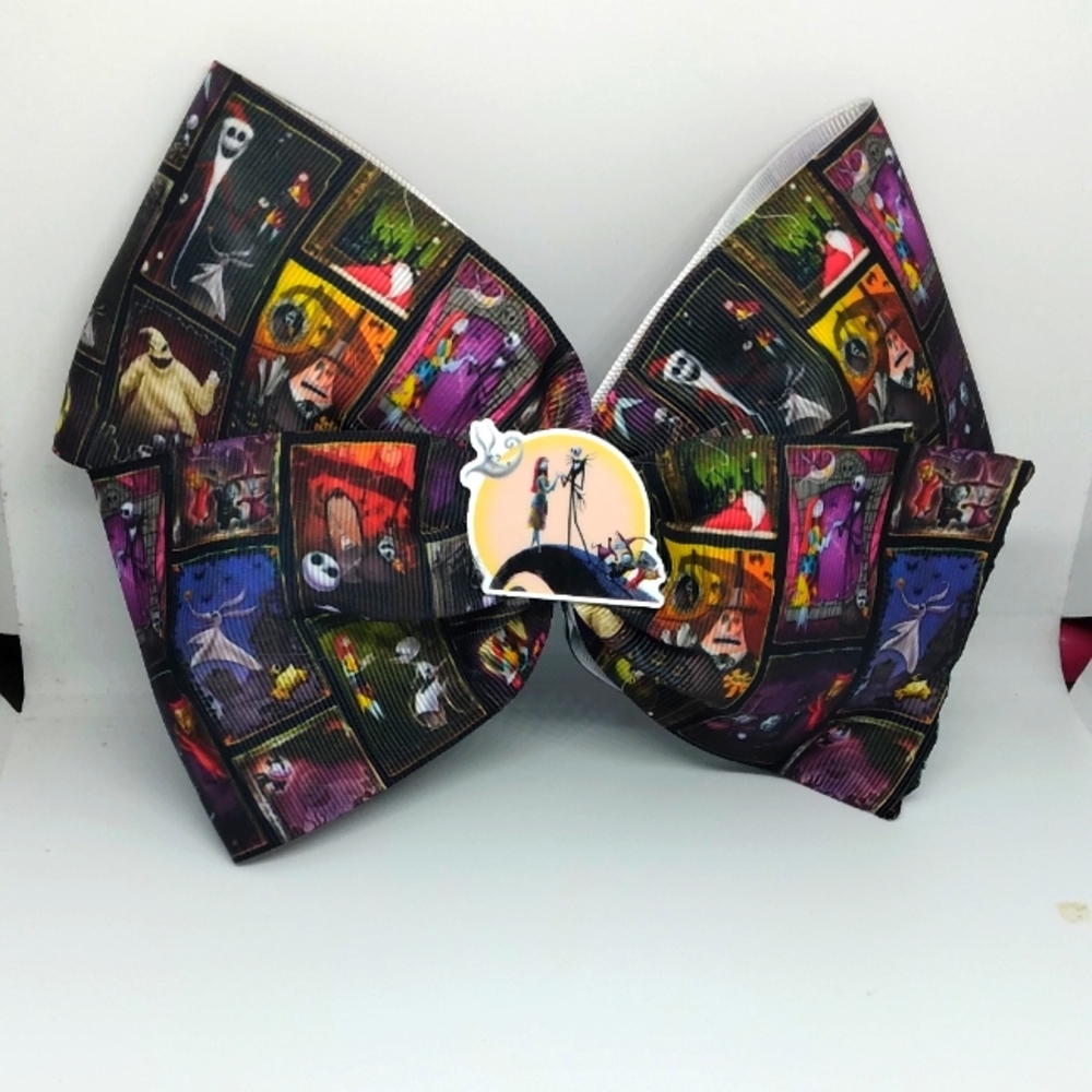 Nightmare before Christmas hair bow